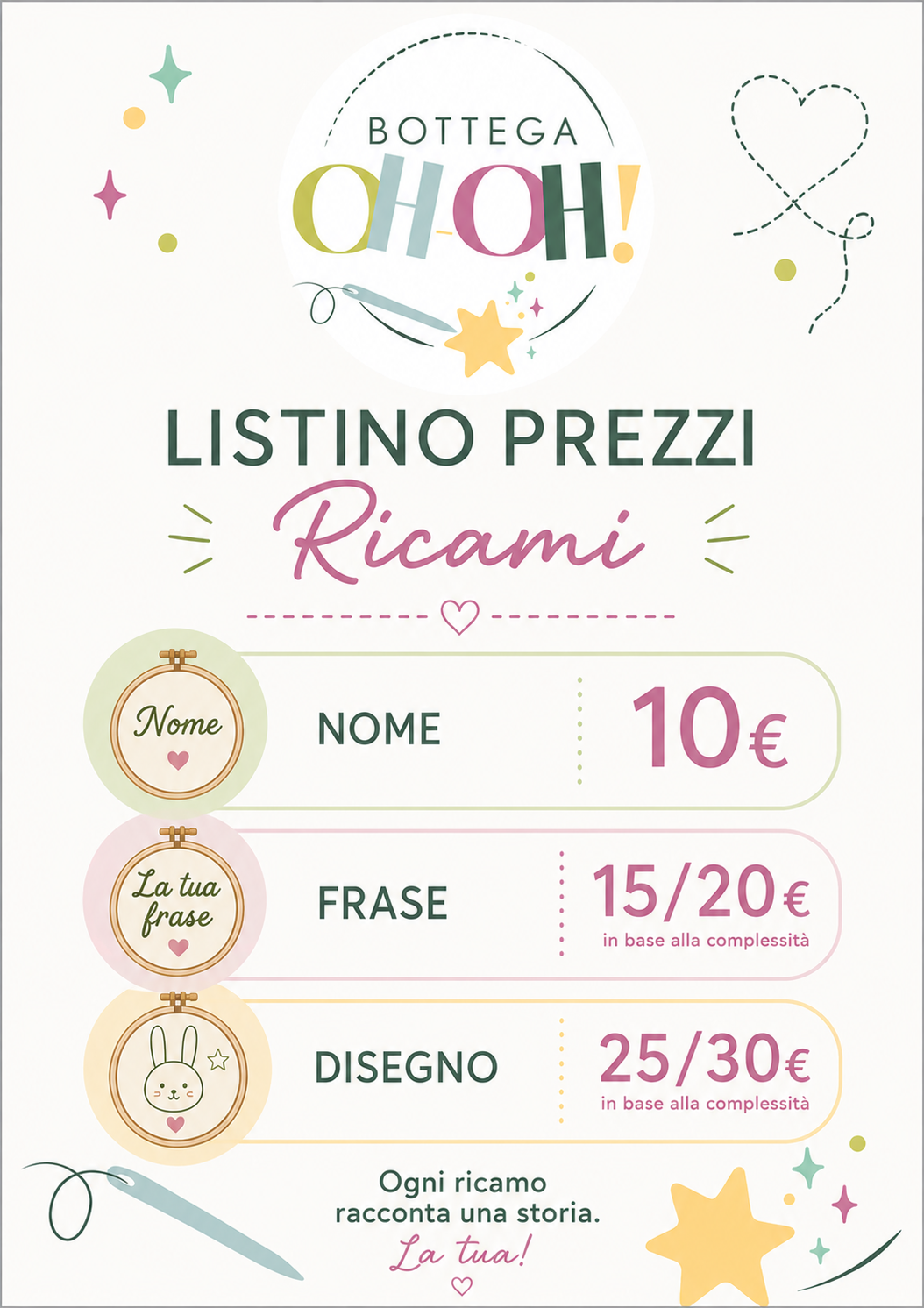 RICAMO PERSONALIZZATO