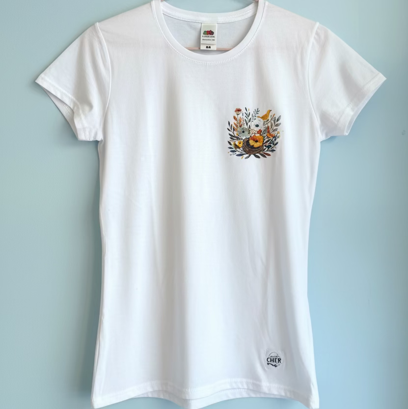 T-SHIRT Donna | Nido con Fiori