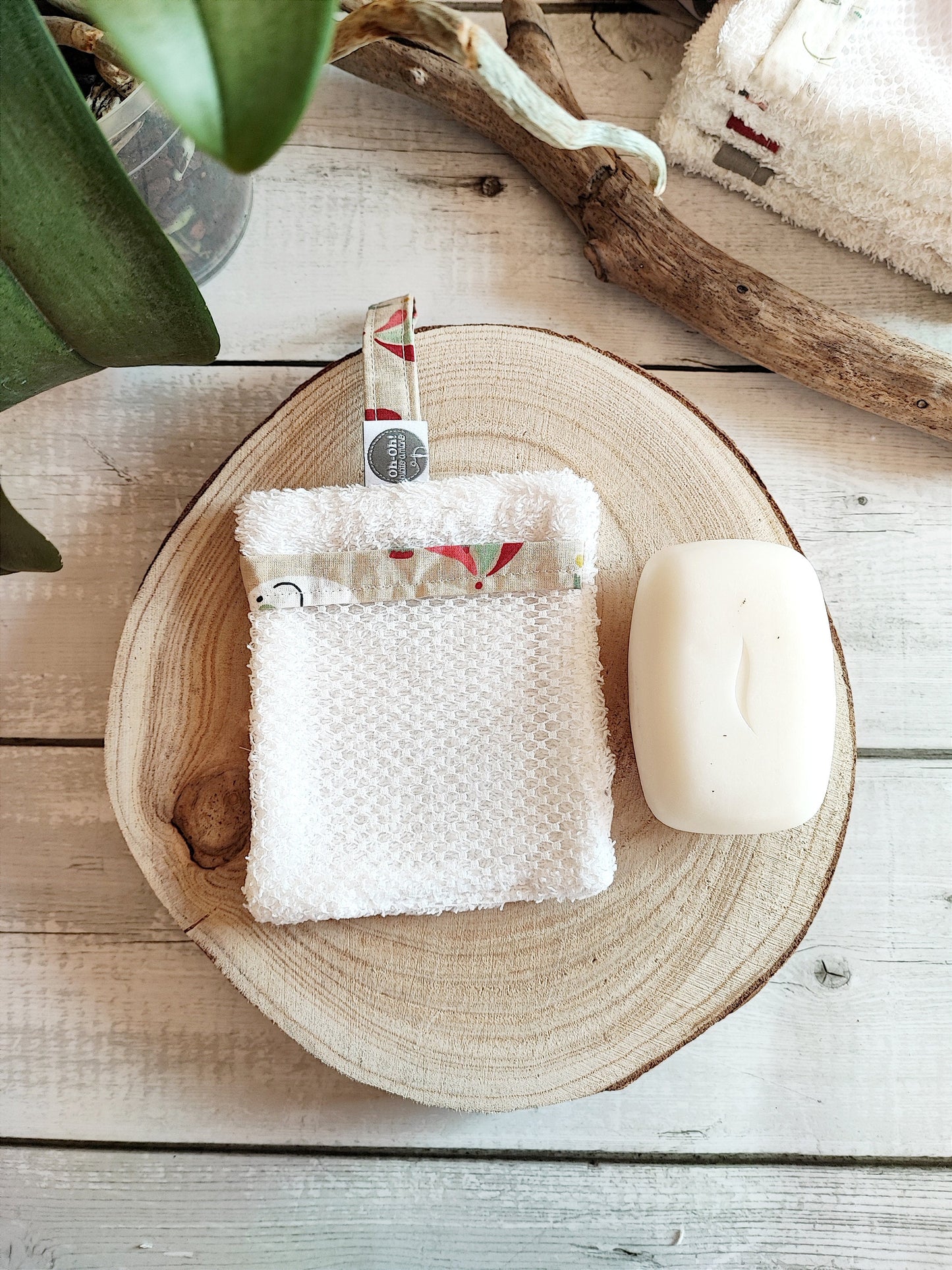SACCHETTO PORTA SAPONE | Cotone spugna