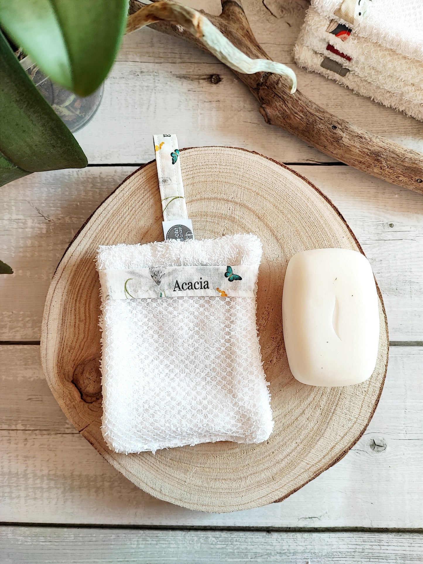 SACCHETTO PORTA SAPONE | Cotone spugna