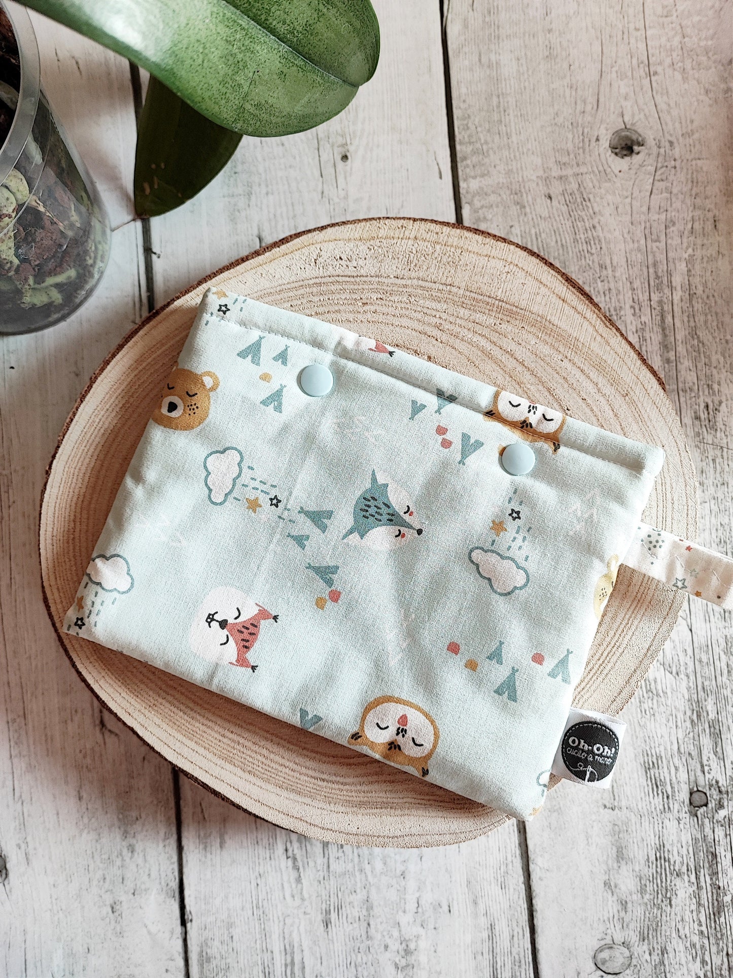 ASTUCCIO FANTASIA AZZURRO CON ANIMALETTI