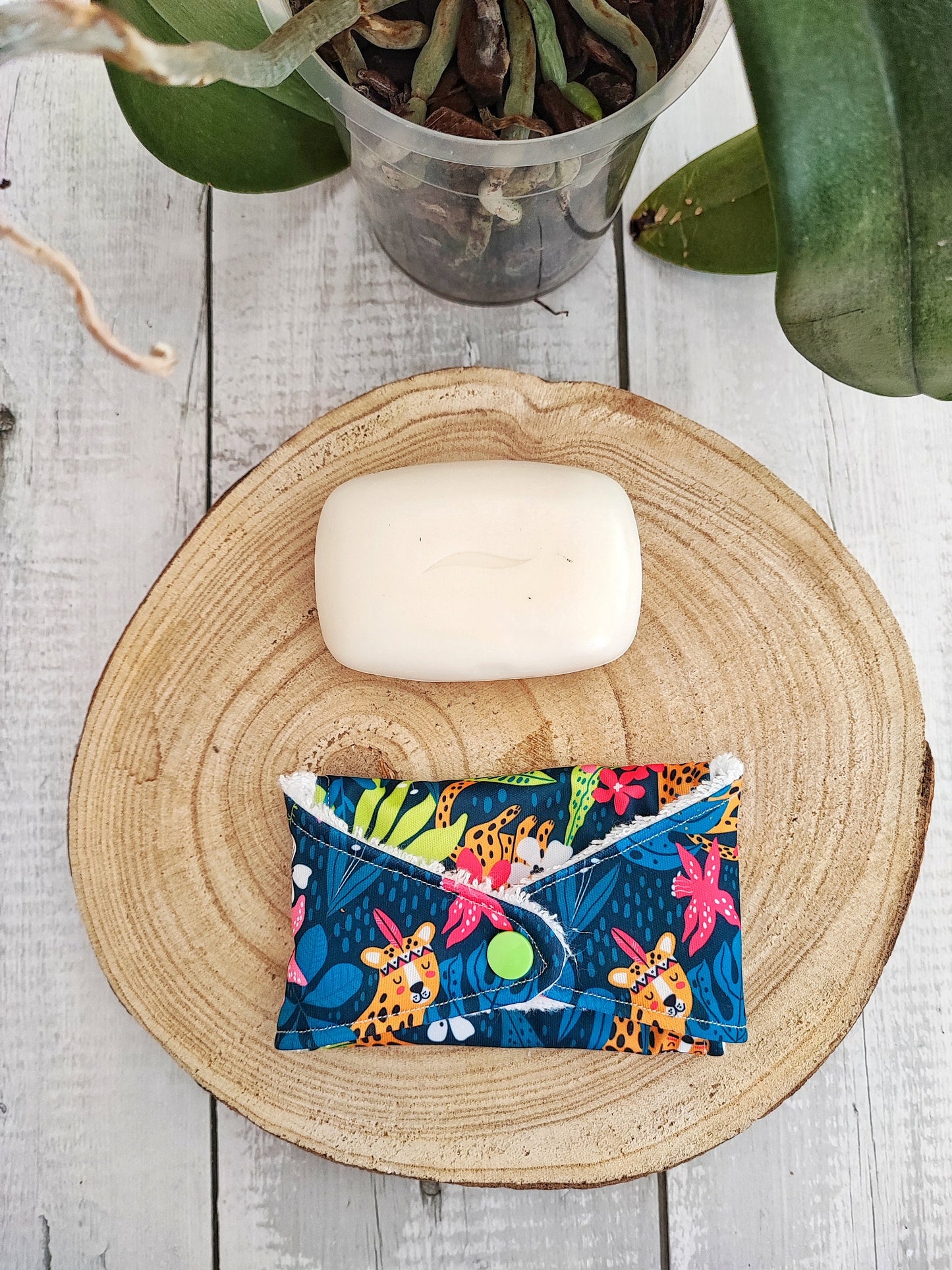 PORTA SAPONE ZERO WASTE | impermeabile con bottoncino