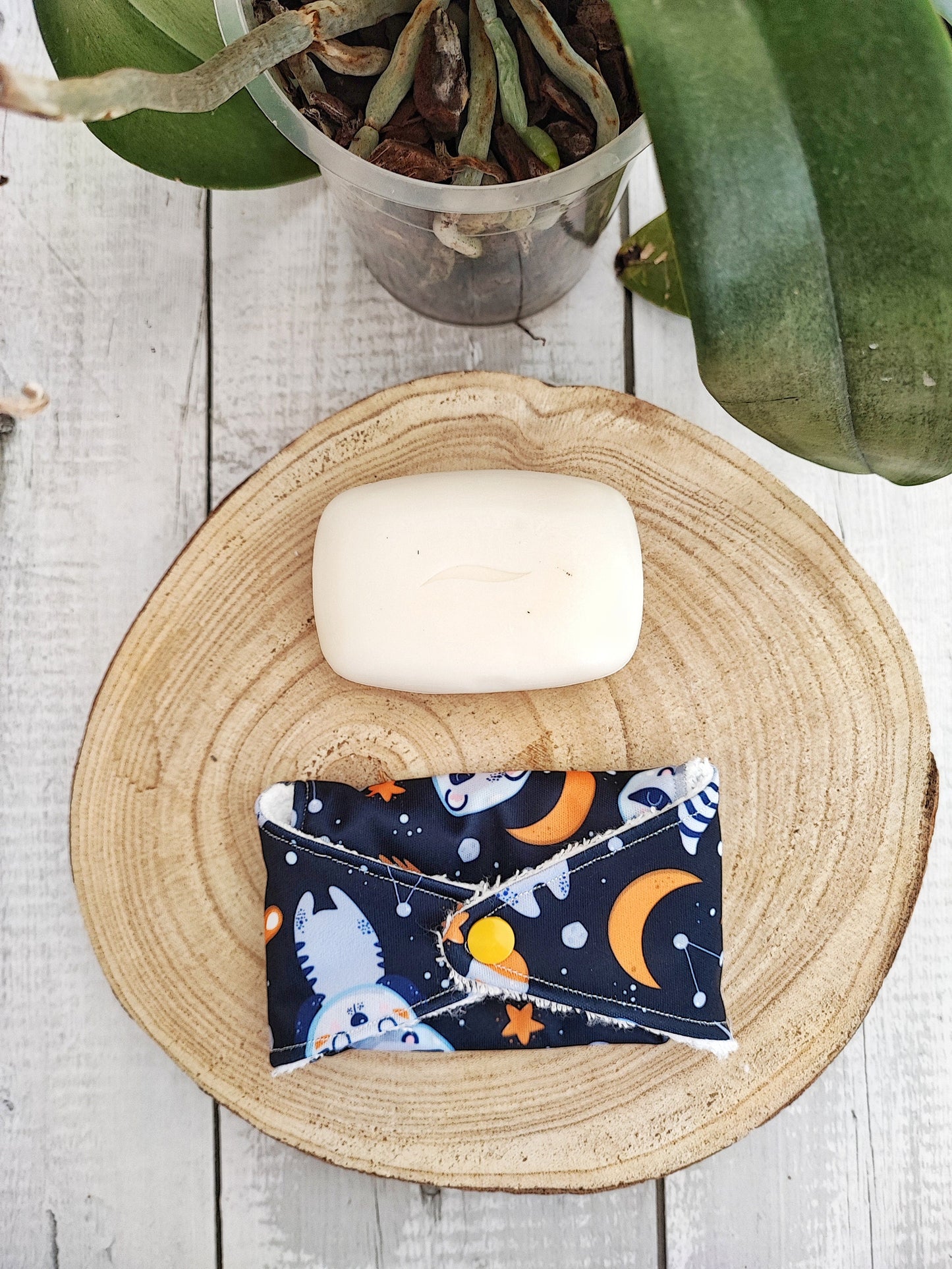 PORTA SAPONE ZERO WASTE | impermeabile con bottoncino