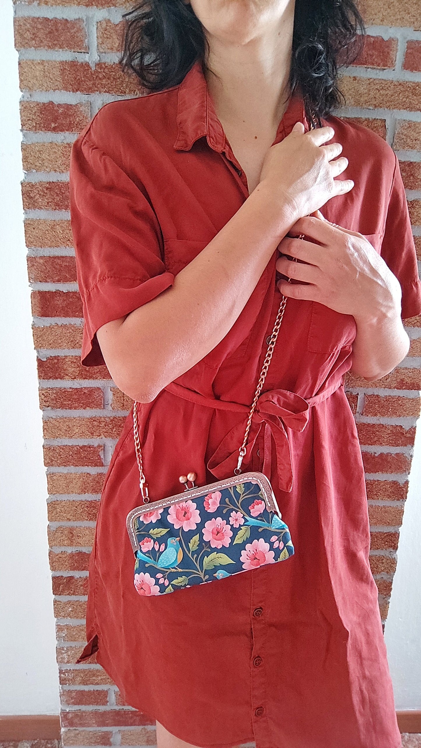 POCHETTE CON TRACOLLA FANTASIA PRIMAVERA
