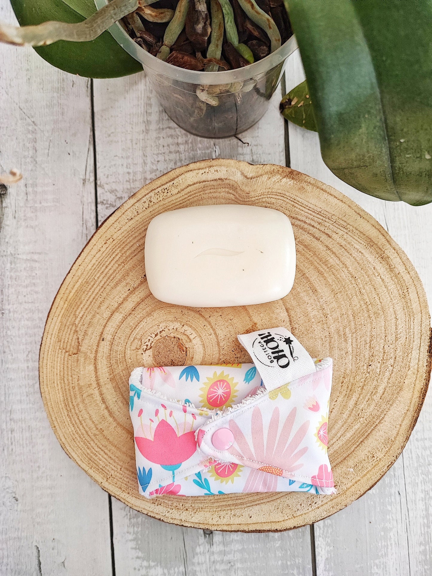PORTA SAPONE ZERO WASTE | impermeabile con bottoncino