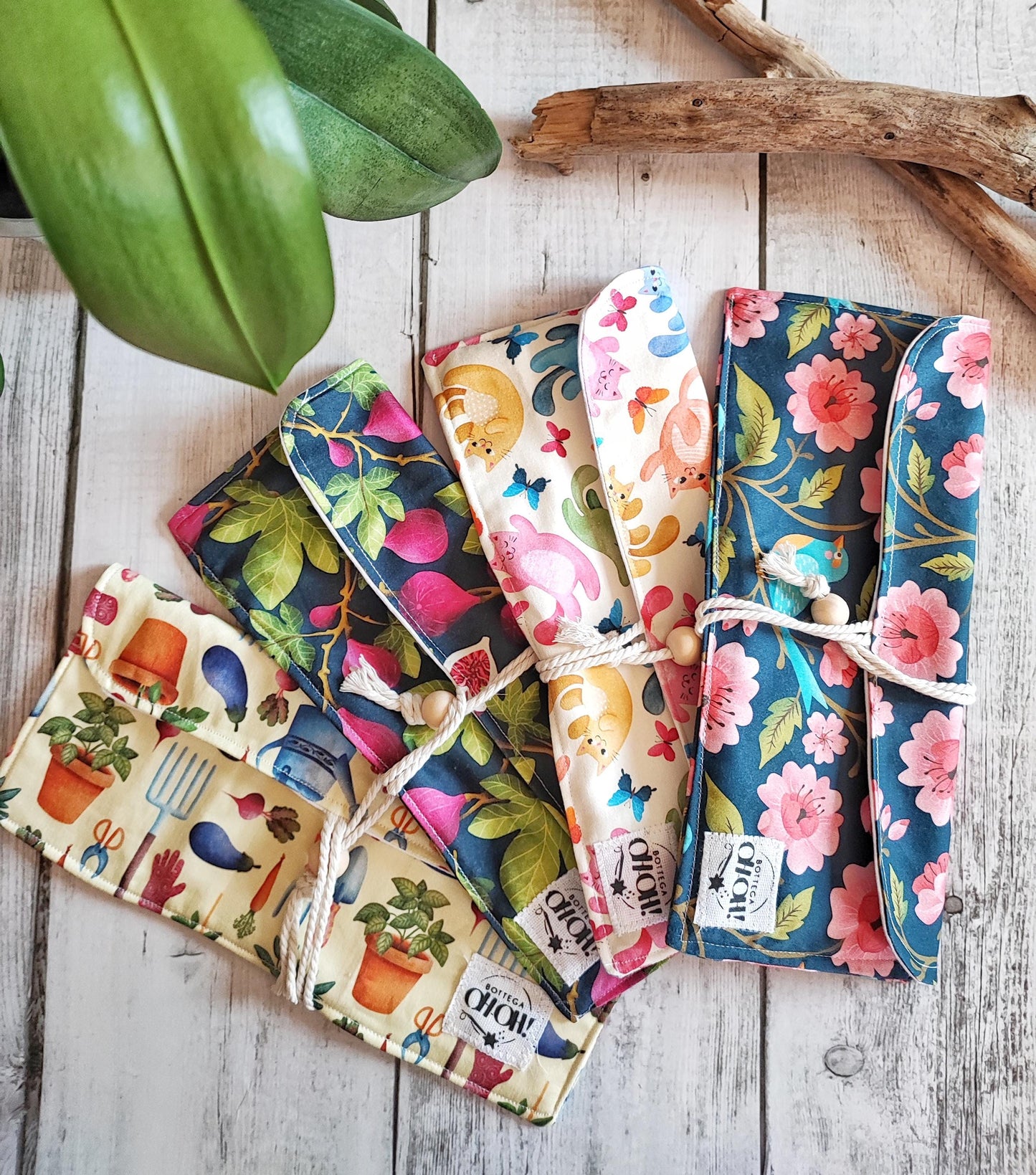 PORTAPOSATE ARROTOLABILE | fantasia albero di fichi