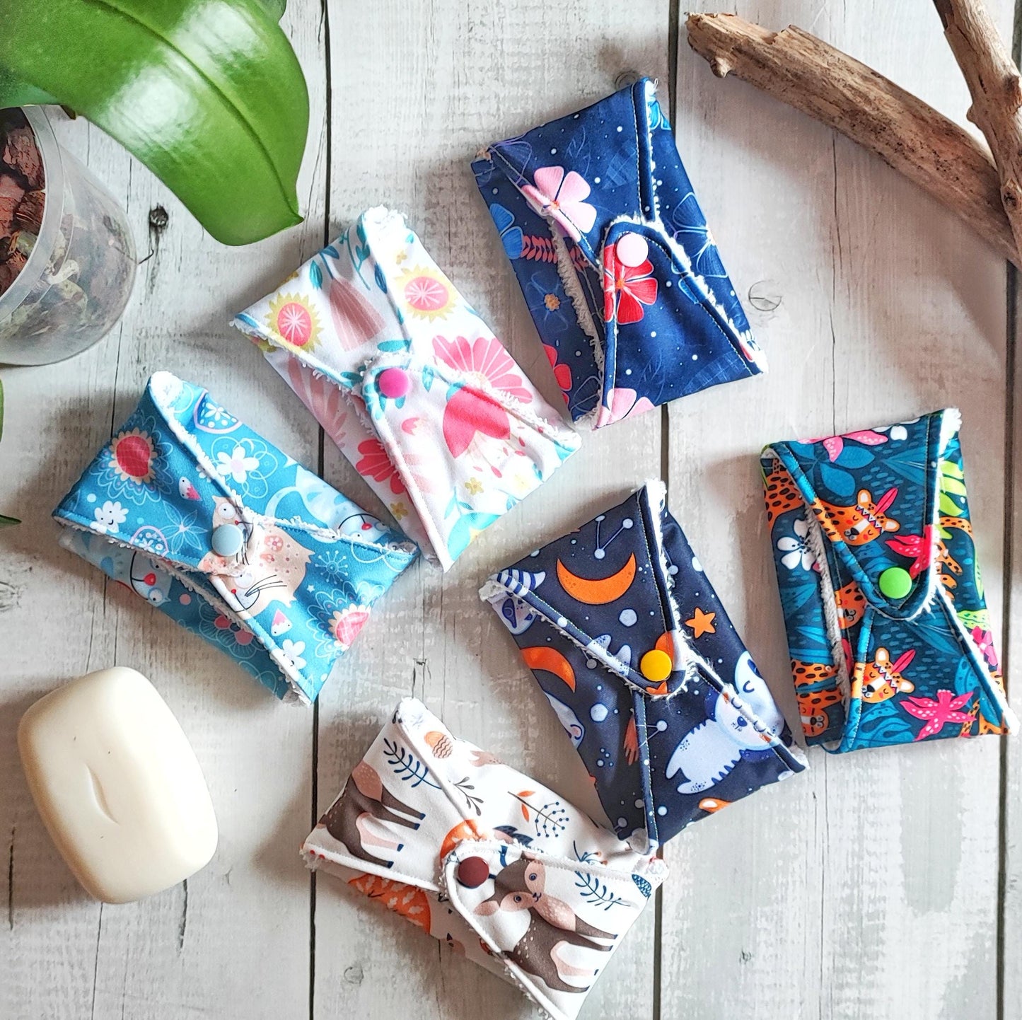 PORTA SAPONE ZERO WASTE | impermeabile con bottoncino