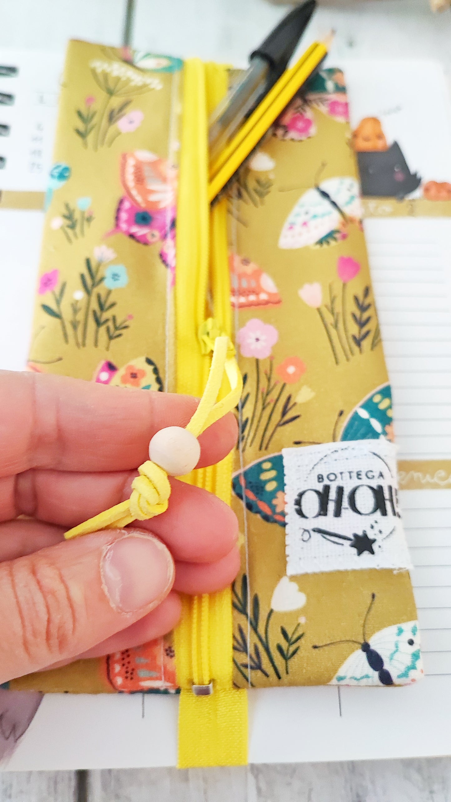 ASTUCCIO AGENDA CON ELASTICO | Farfalle