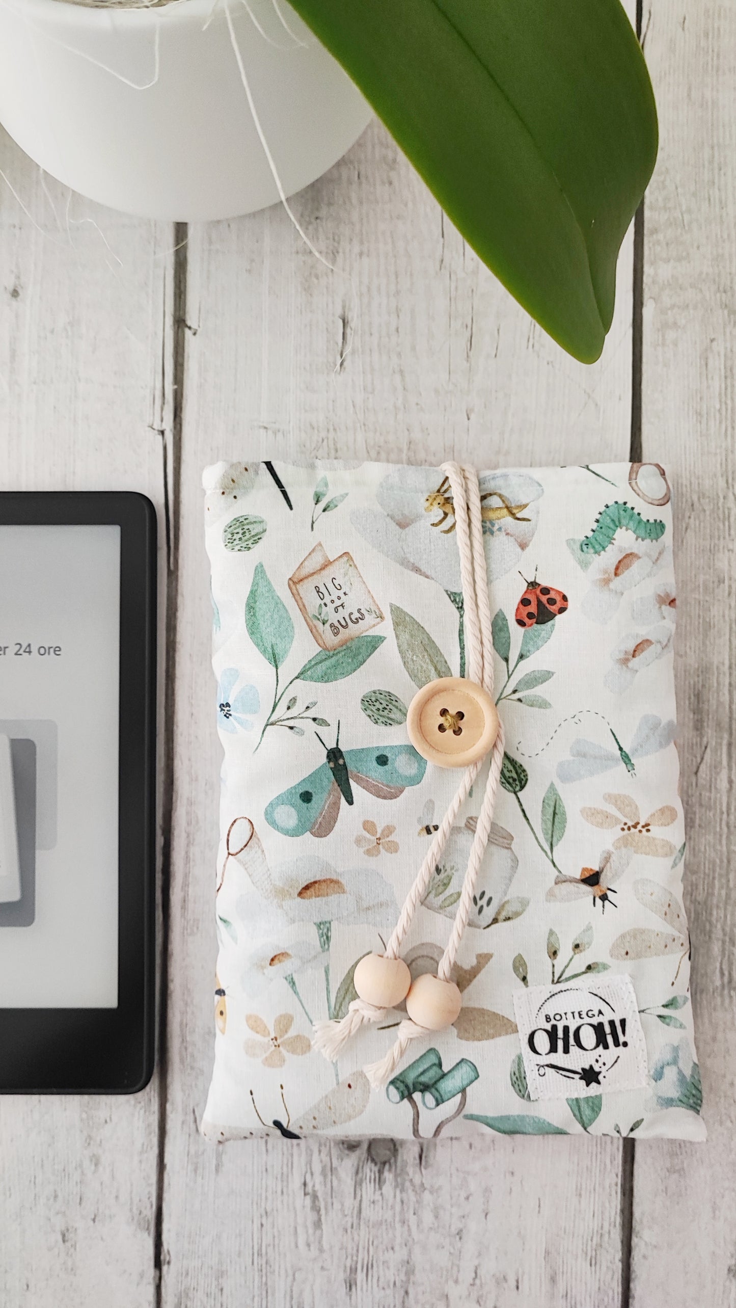 CUSTODIA PER KINDLE | Fantasia giardino fiorito