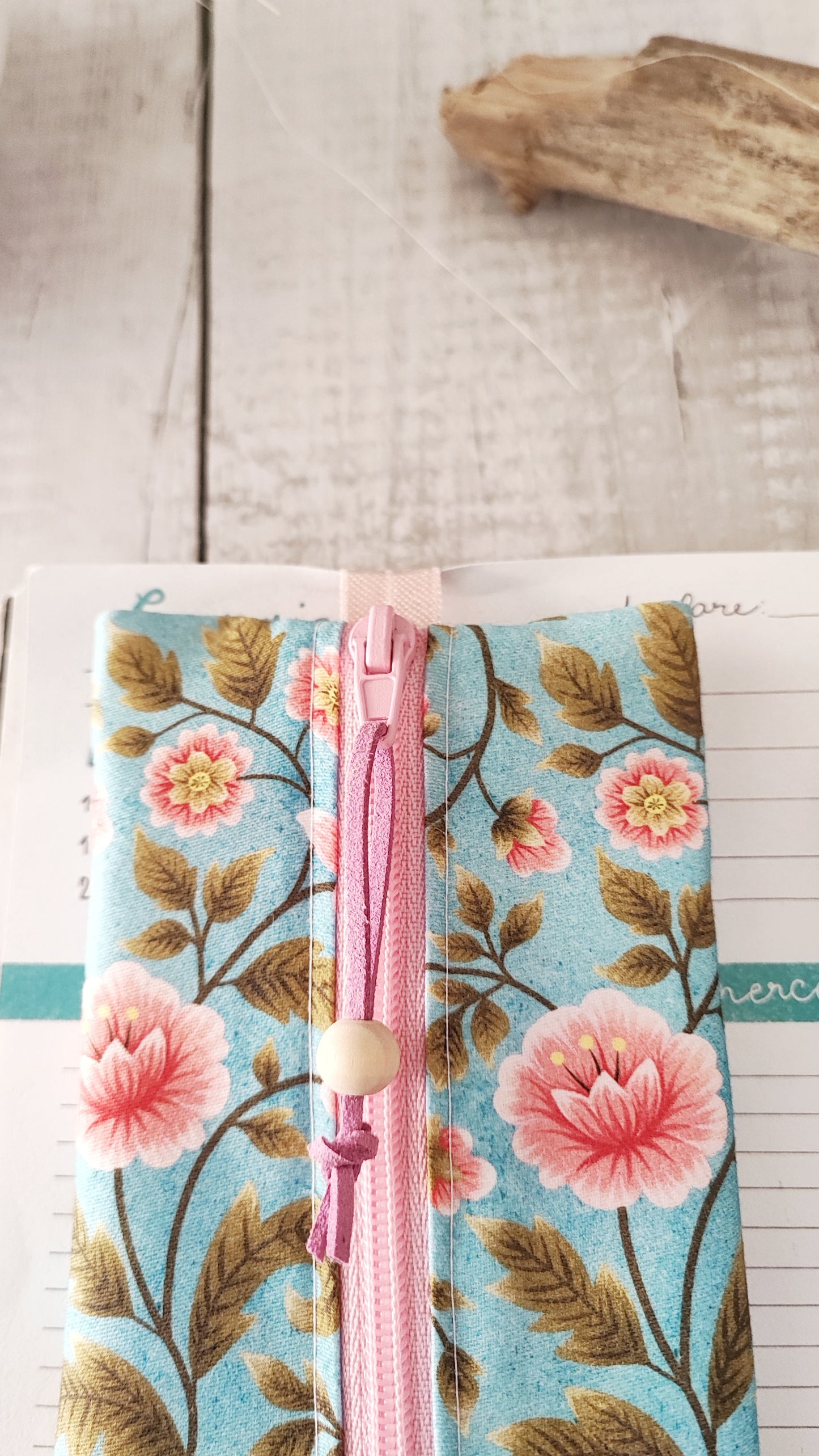 ASTUCCIO CON AGENDA CON ELASTICO | Stile floreale