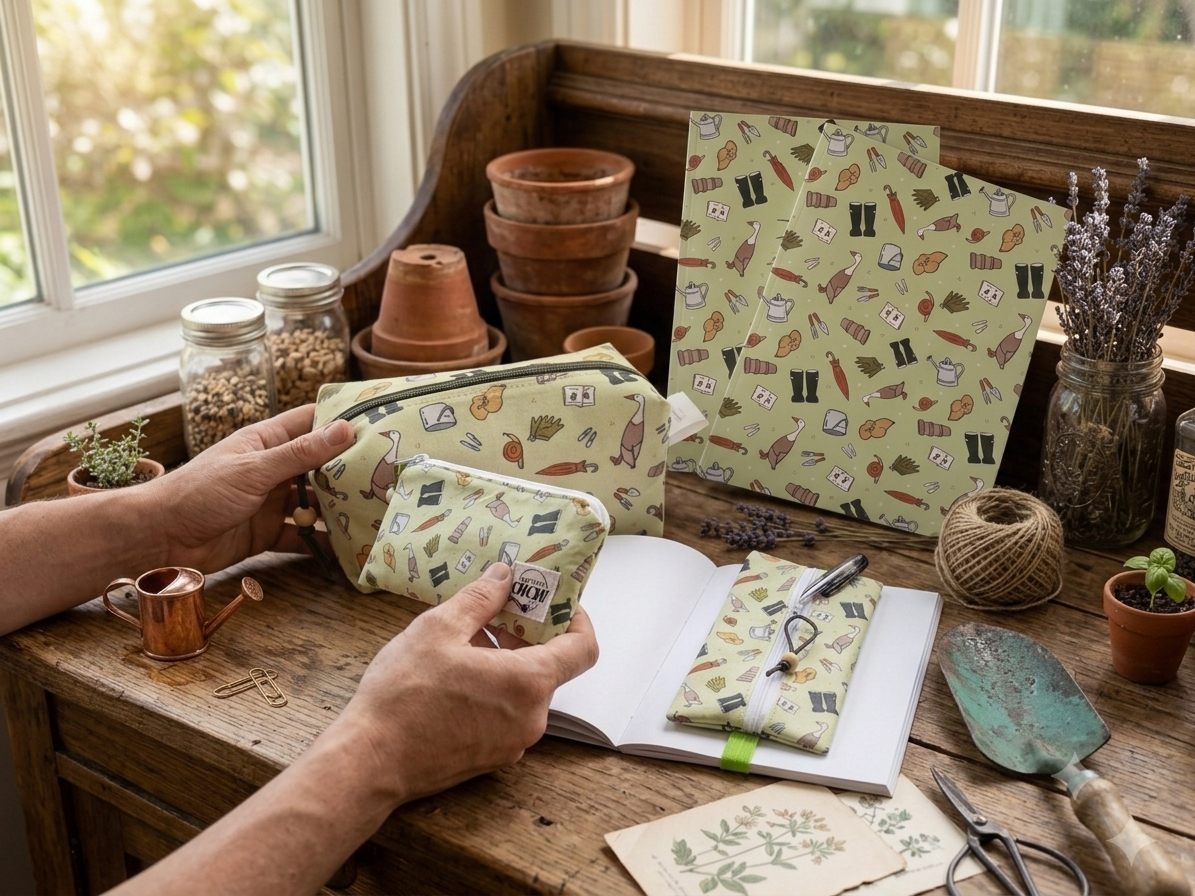 🌿 COLLEZIONE "Il Giardino delle Idee" – Fatto a Mano & Illustrato