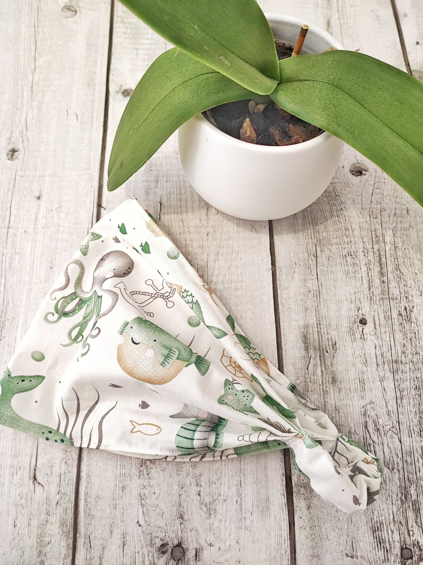BANDANA A FASCIA PER CAPELLI| Bandana mare, età 1-5 anni in su