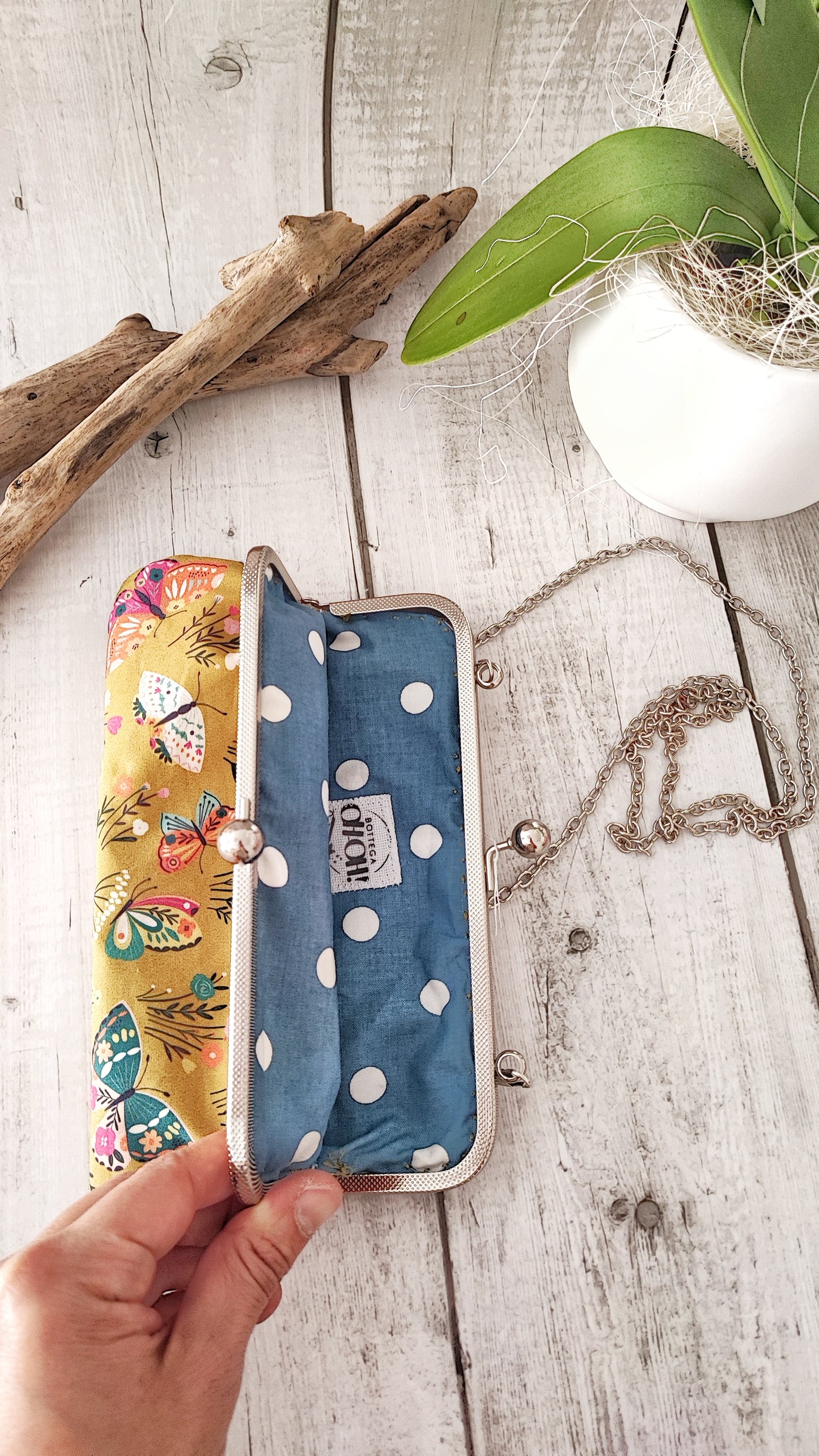 POCHETTE CON TRACOLLA | FANTASIA FARFALLE