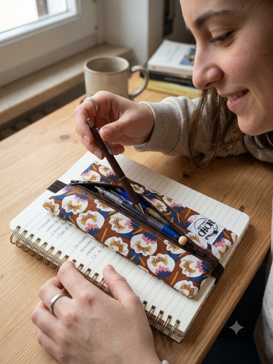 ASTUCCIO AGENDA CON ELASTICO | Floreale vintage