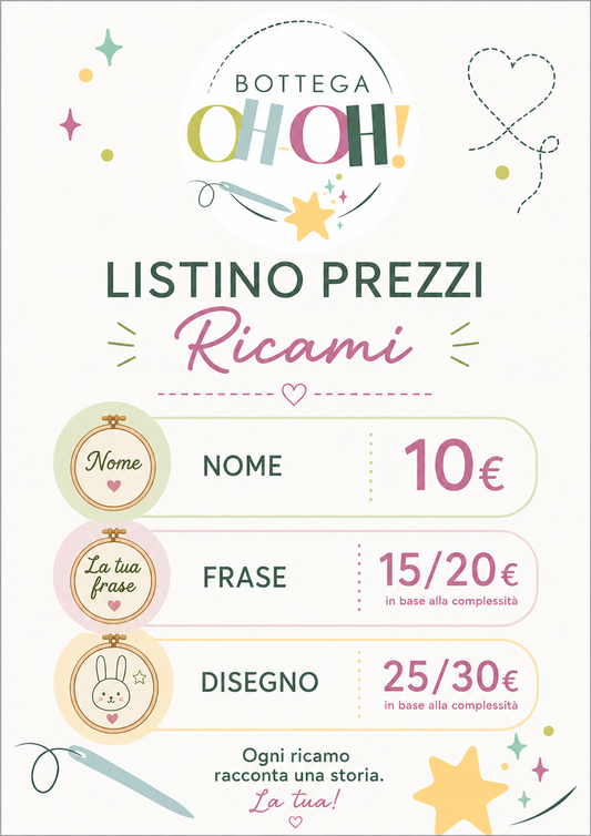 RICAMO PERSONALIZZATO