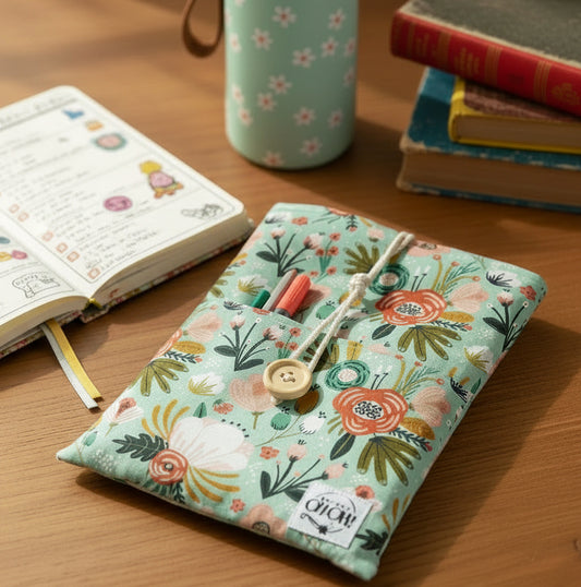 CUSTODIA LIBRO 20 X 25 cm | Flowers Power