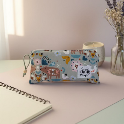 ASTUCCIO POCKET CASE DIVERSE FANTASIE | portapenne, portaocchiali, porta smartphone