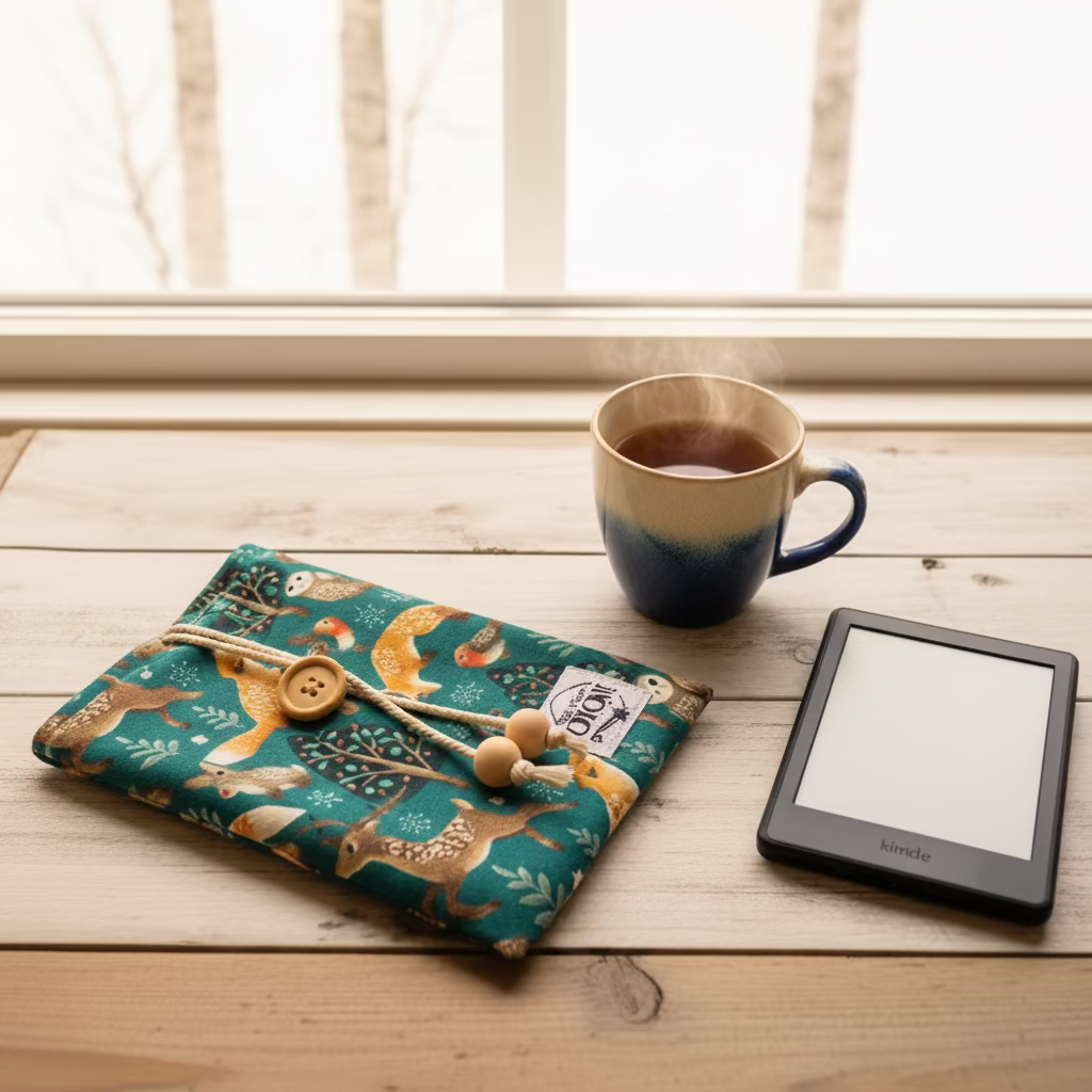 CUSTODIA PER KINDLE | Bosco in inverno