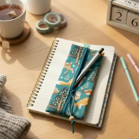 ASTUCCIO AGENDA CON ELASTICO | Bosco in inverno