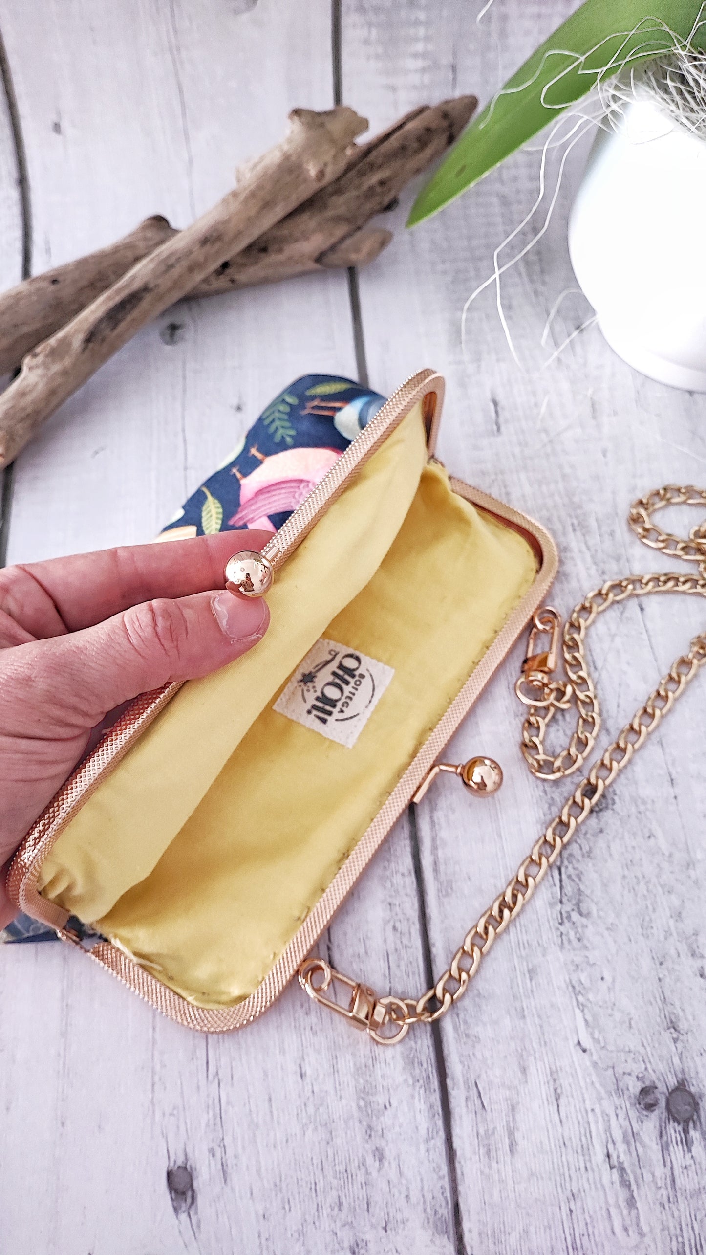 POCHETTE CON TRACOLLA | FANTASIA UCCELLINI