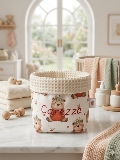 CESTINO ORGANIZER NEONATO | Carezza Orsetti