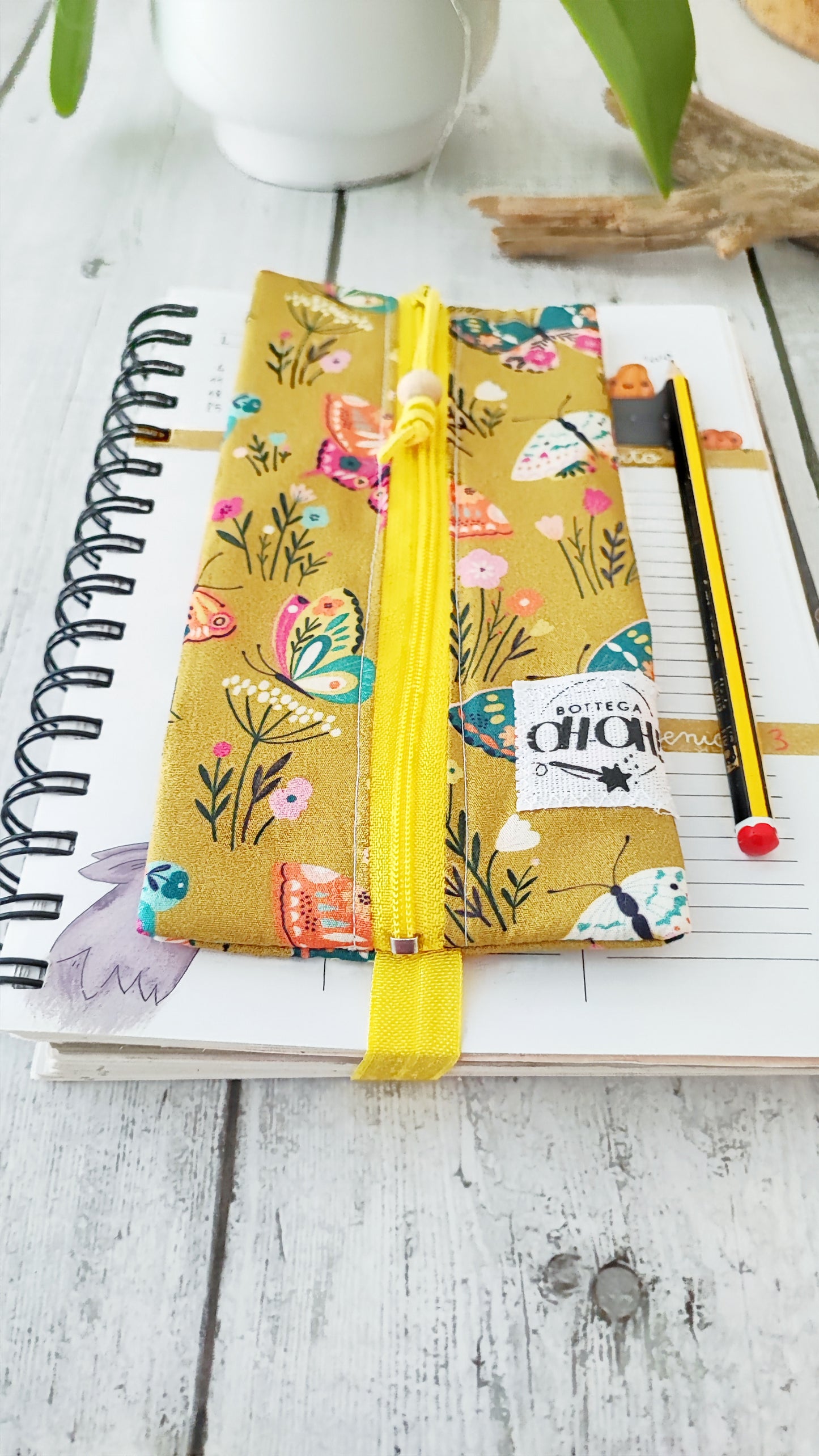 ASTUCCIO AGENDA CON ELASTICO | Farfalle
