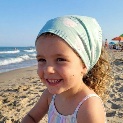BANDANA A FASCIA PER CAPELLI|  Bandana mare, età 1-5 anni in su