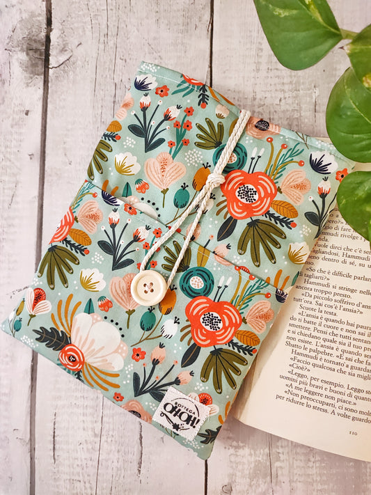 CUSTODIA LIBRO 20 X 25 cm | Flowers Power