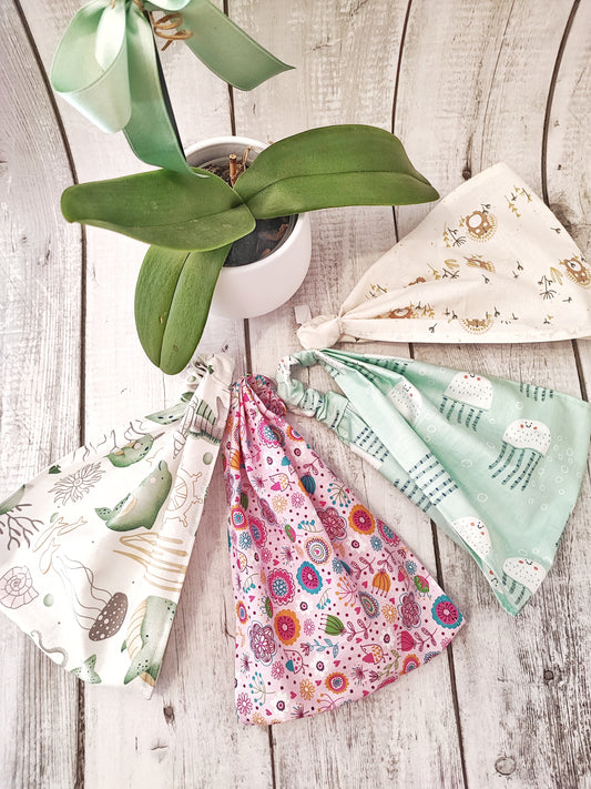 BANDANA A FASCIA PER CAPELLI|  Bandana mare, età 1-5 anni in su