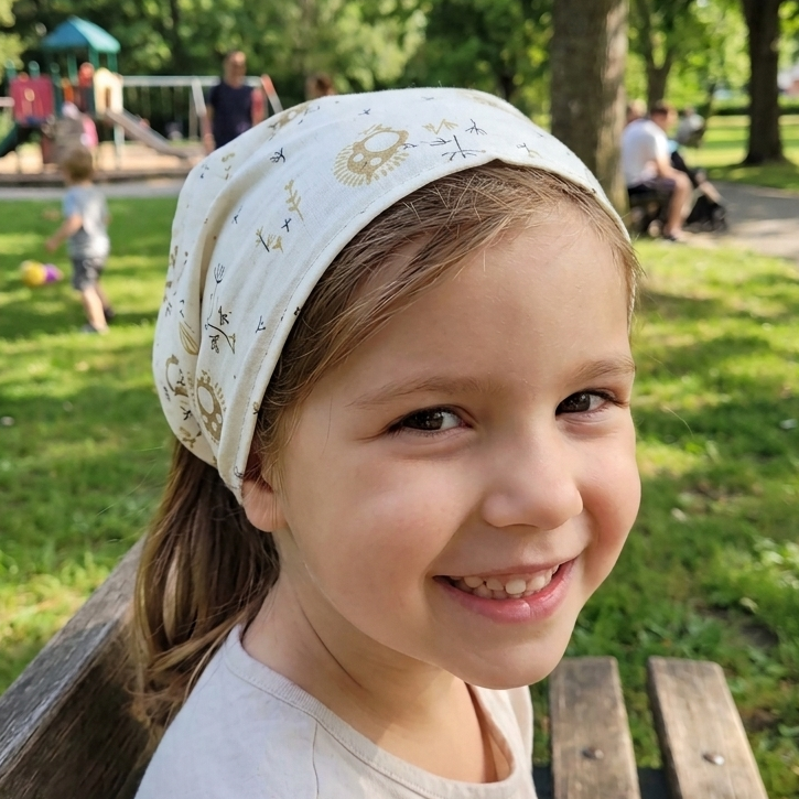 BANDANA A FASCIA PER CAPELLI|  Bandana mare, età 1-5 anni in su