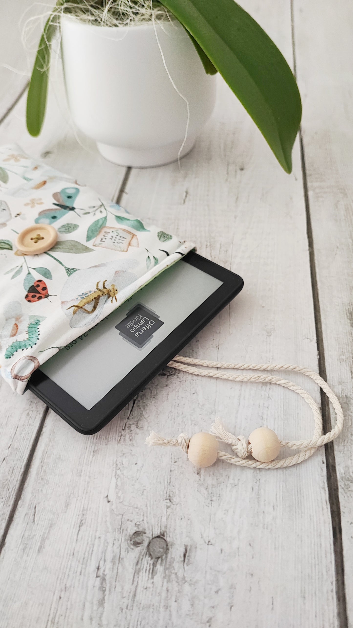 CUSTODIA PER KINDLE | Fantasia giardino fiorito