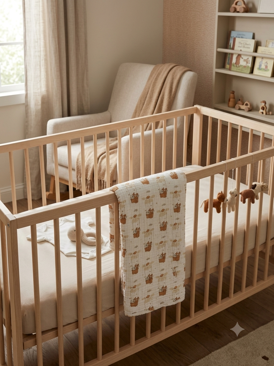 COPERTINA IN BAMBOO MUSSOLA | Ochette e topolini
