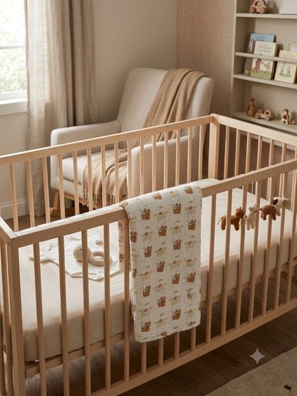 COPERTINA IN BAMBOO MUSSOLA | Ochette e topolini