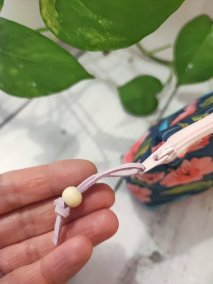 POCHETTE / BEAUTY CON FANTASIA FIORI E UCCELLINI