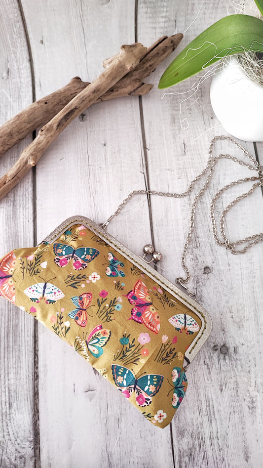 POCHETTE CON TRACOLLA | FANTASIA FARFALLE
