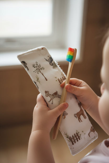 CUSTODIA PER SPAZZOLINO E DENTIFRICIO PER BAMBINI
