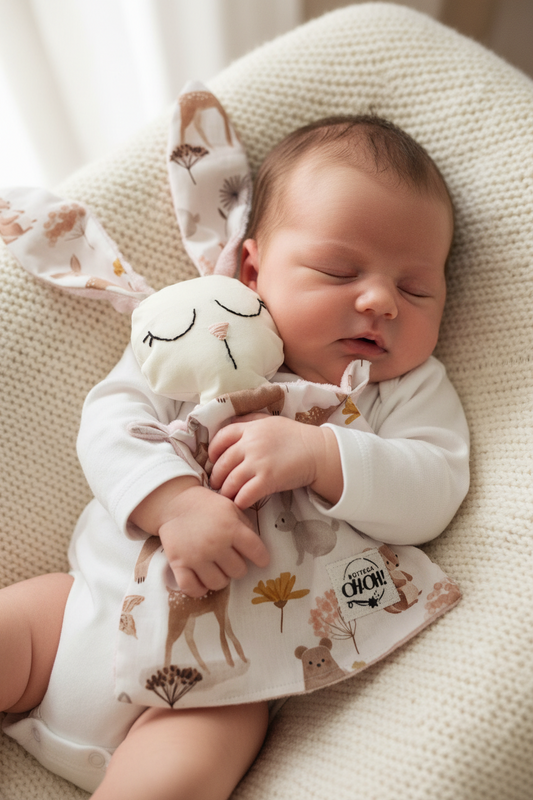 DOUDOU | Fantasia con animaletti rosa del bosco