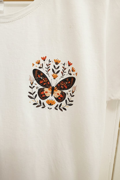 T-SHIRT DONNA | Farfalla floreale