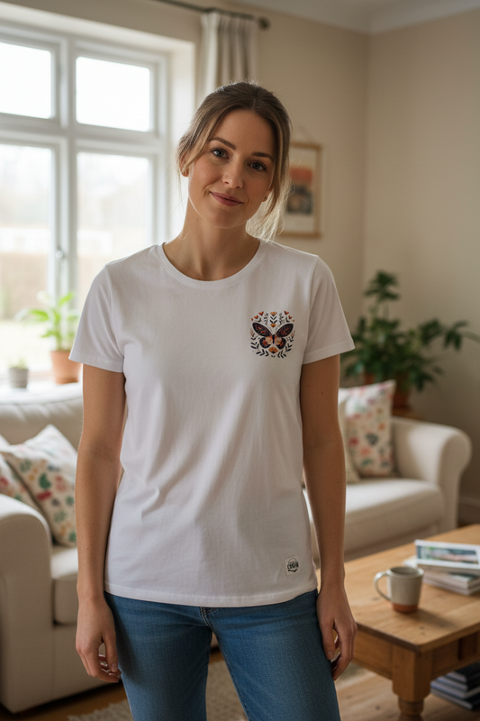 T-SHIRT DONNA | Farfalla floreale