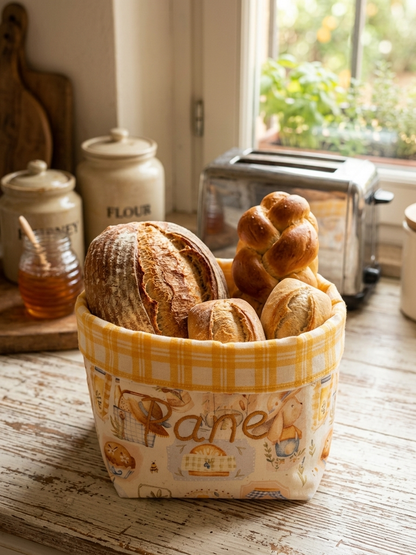 CESTINO PORTA PANE IN TESSUTO | Dolcezza