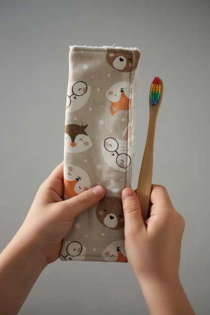 CUSTODIA PER SPAZZOLINO E DENTIFRICIO PER BAMBINI